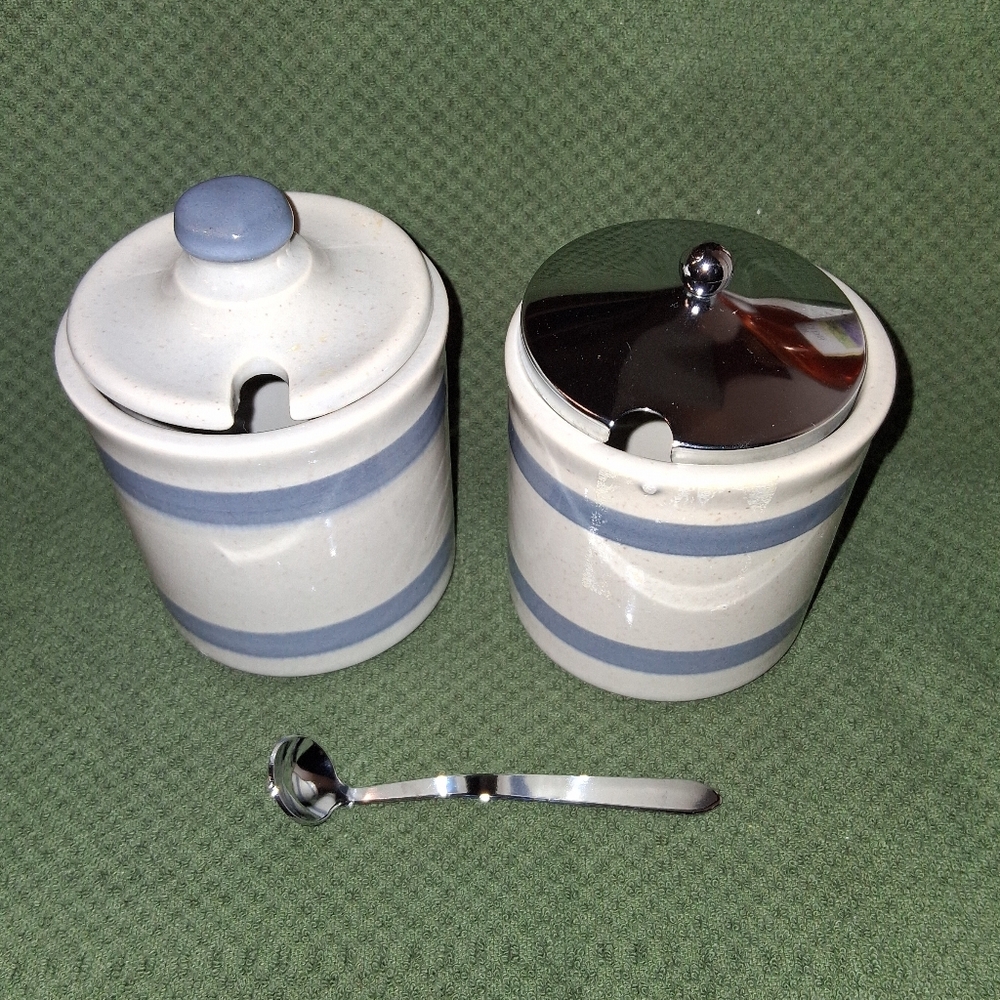 2 Vintage McCoy Condiment/Jam Jars